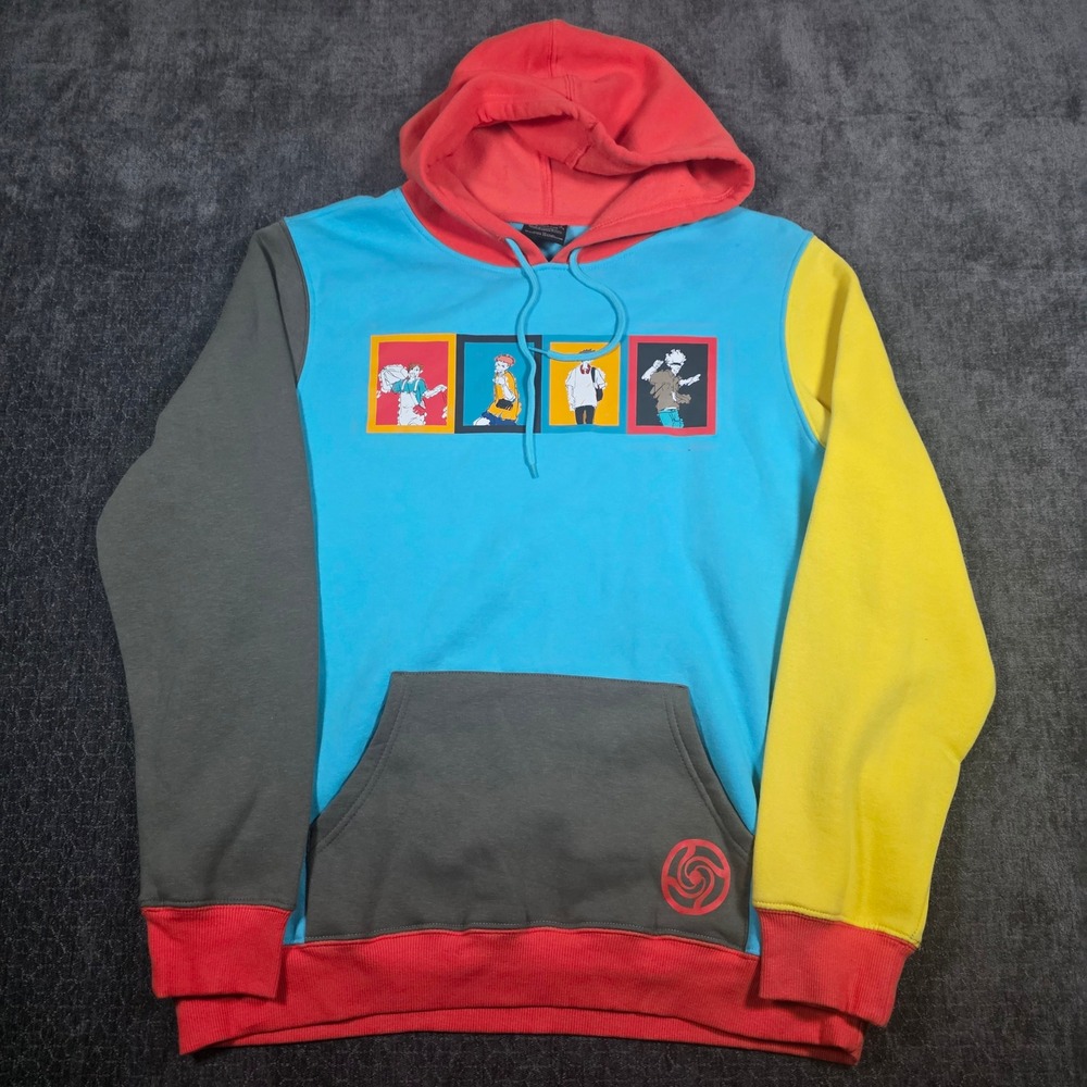 BoxLunch Jujutsu Kaisen End Credits Colorblock Hoodie Mens XL Anime Graphic